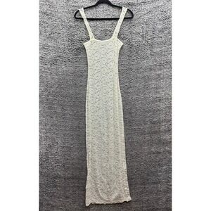 Susamusa London Corded Lace Sleeveless Roya Maxi Dress Ivory Womens Size XS